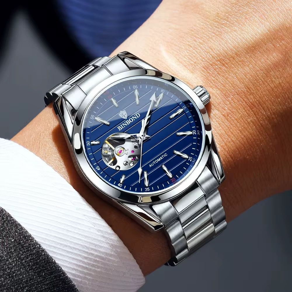 BINBOND Original Mechanical Movement WaterProof Luminous Men's Watch