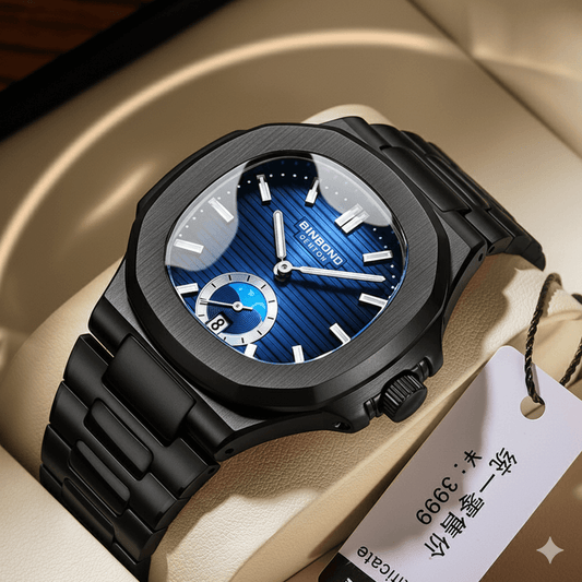 BINBOND DENTON with Seconds Arm Waterproof Luminous Stainless Steel Men's Watch