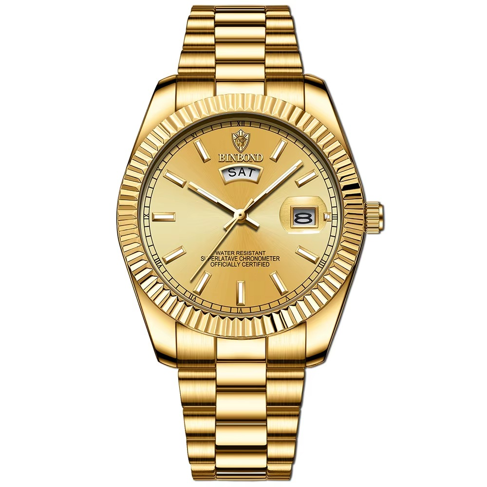 BINBOND B7012 Men's Fashion 30M Waterproof Watch