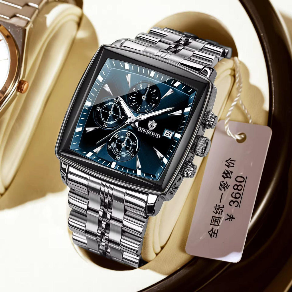 BINBOND Chronograph Waterproof Luminous Men's Watch