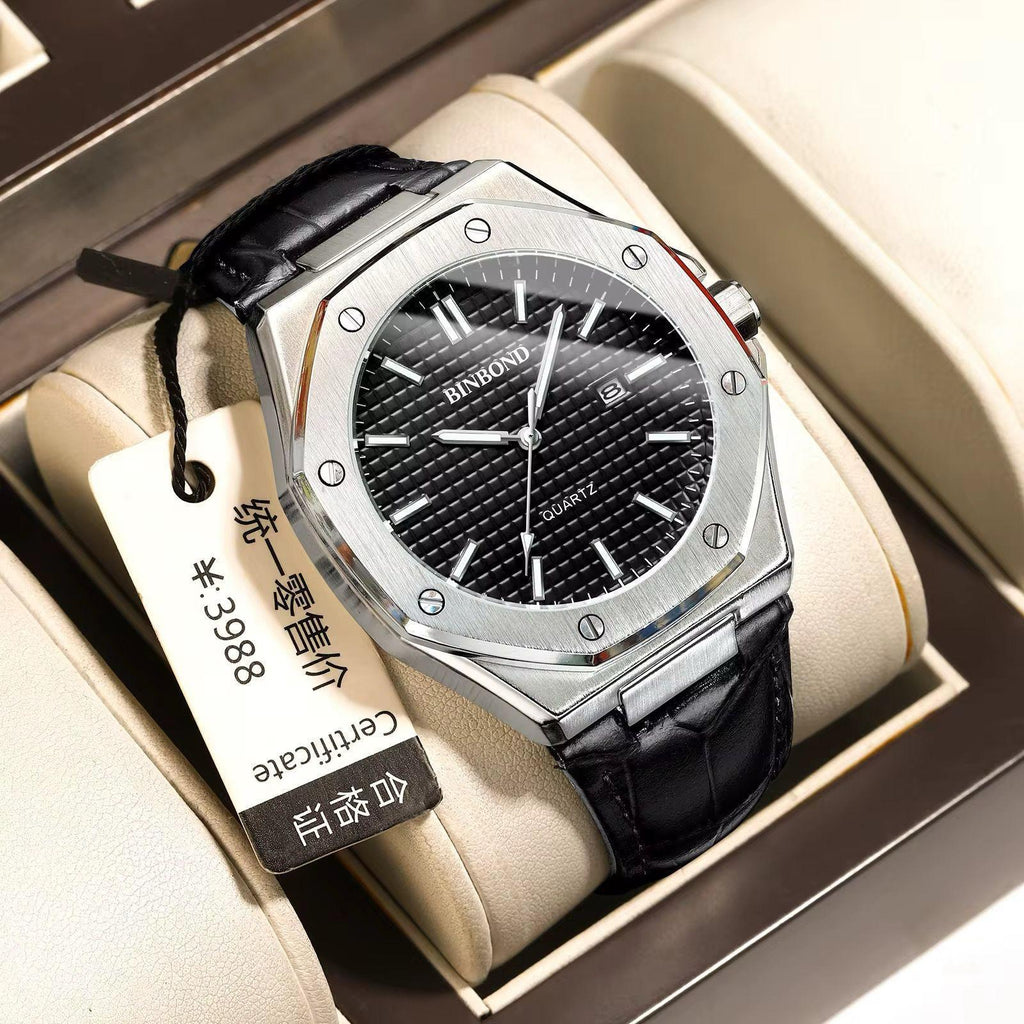 BinBond Hexagonal WaterProof Gent's Watch
