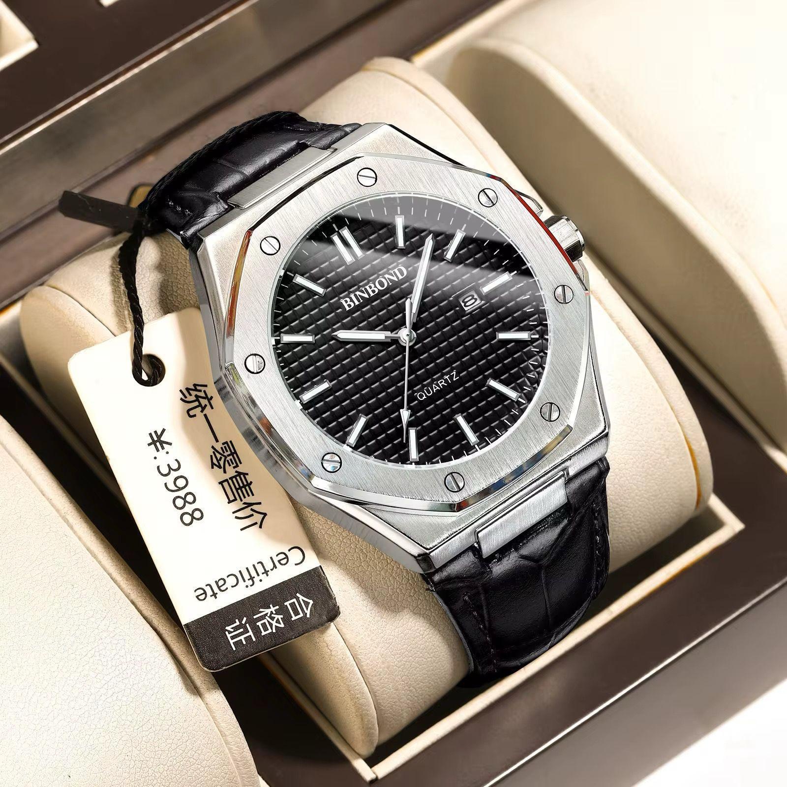 BinBond Hexagonal WaterProof Gent's Watch