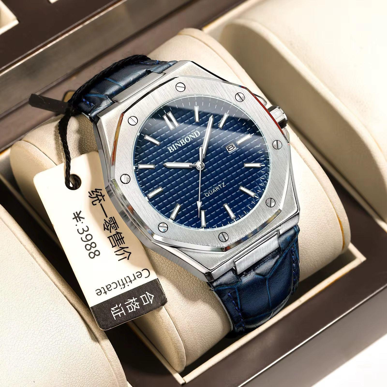 BinBond Hexagonal WaterProof Gent's Watch