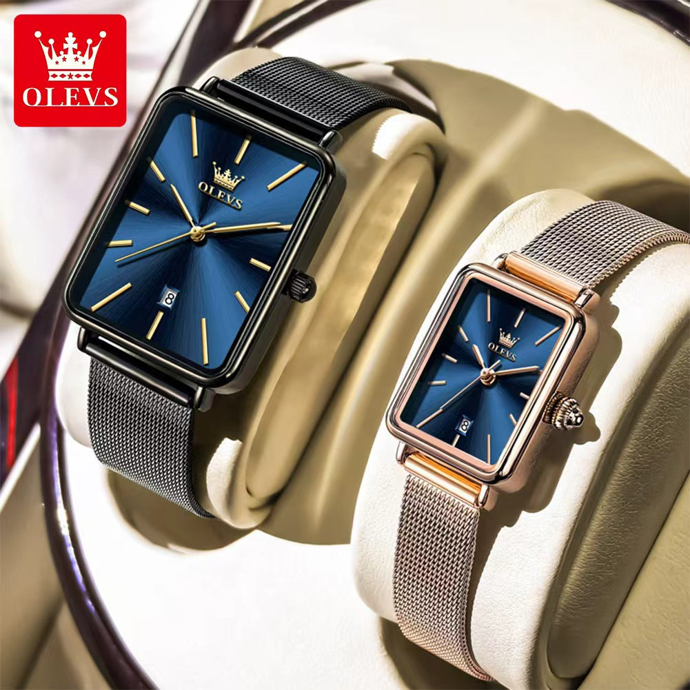 OLEVS 3692 Water Resistant WaterProof Couple Watch