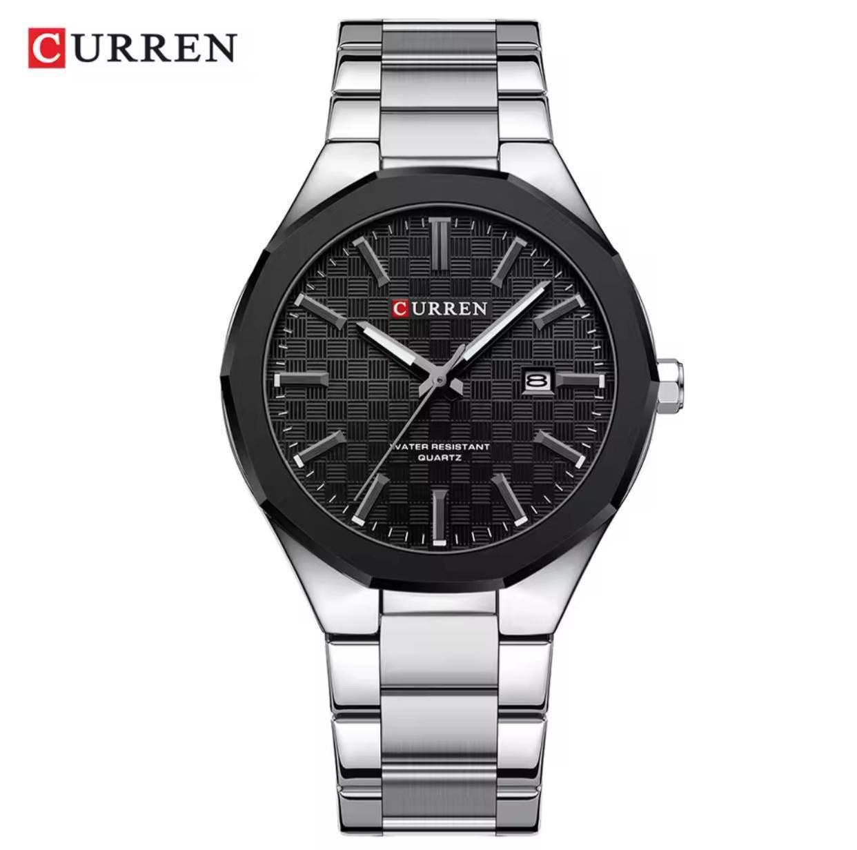 Curren Luminous Hands Water Resistant Stainless Steel Men's Watch