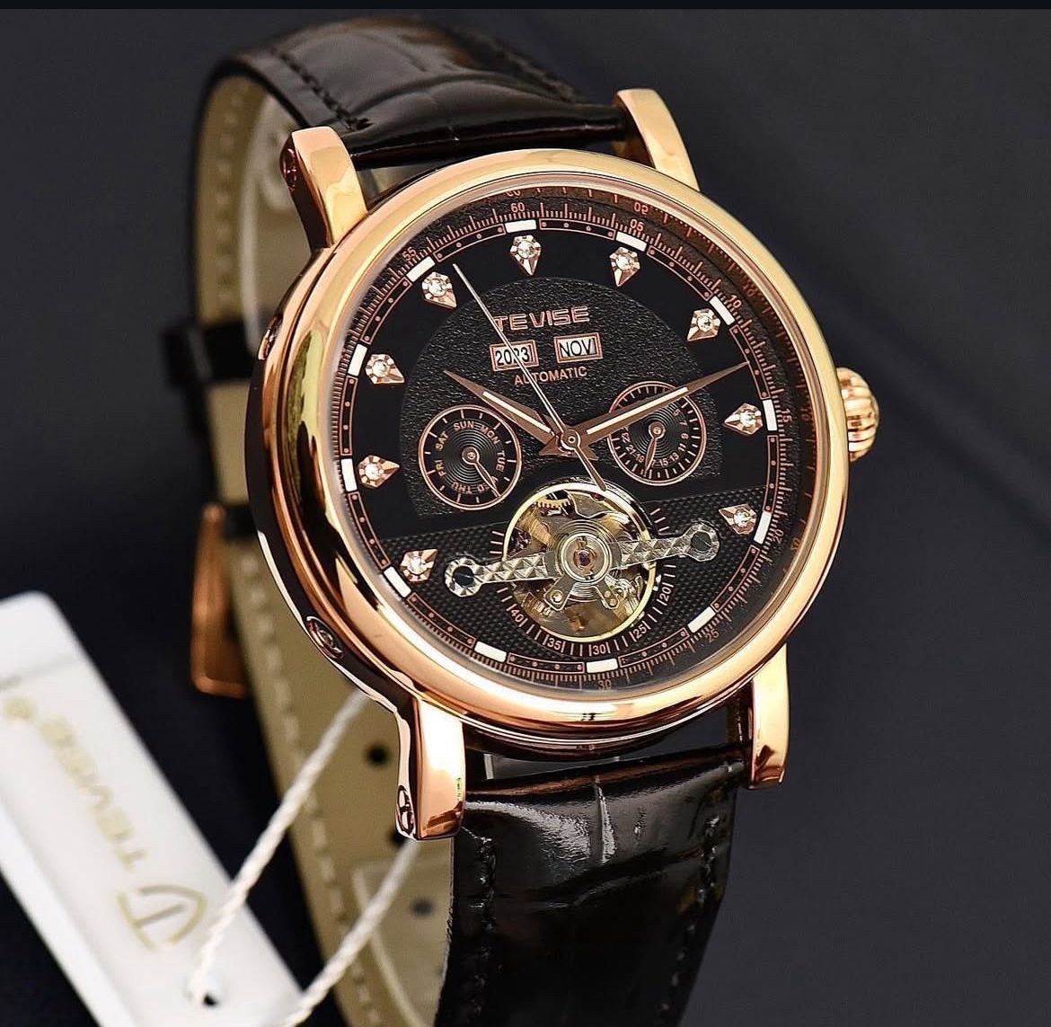 TEVISE 867C Automatic Mechanical Men's Water Resistant Watch