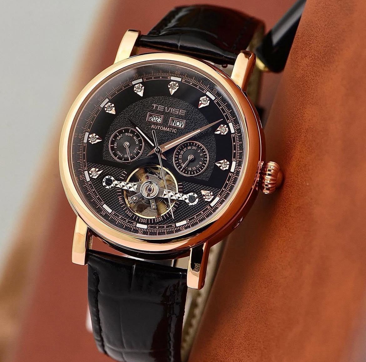 TEVISE 867C Automatic Mechanical Men's Water Resistant Watch