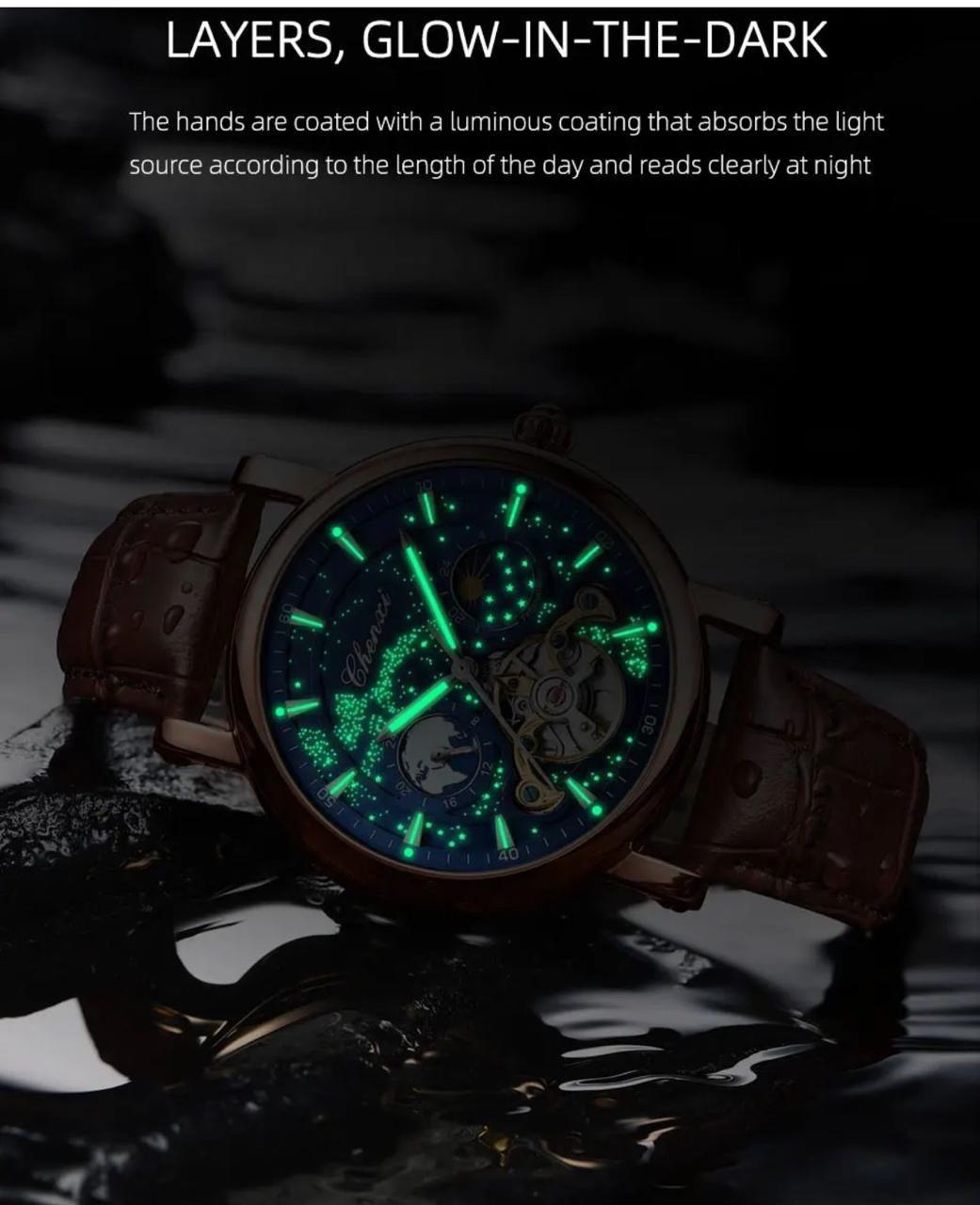 Chenxi Automatic Chronograph WaterProof Luminous Men's Watch