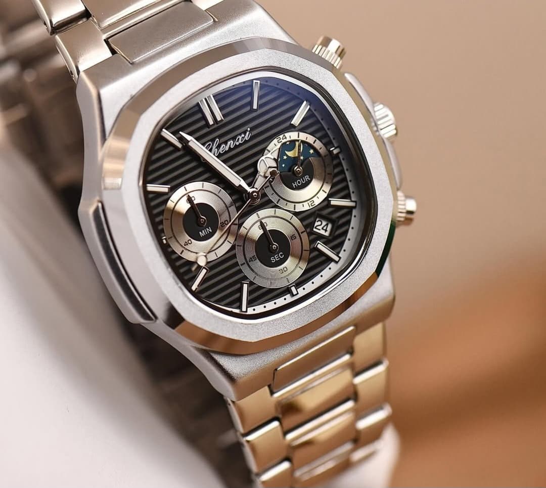 CHENXI 922 Chronograph Stainless Steel Date Display Men's Watch (WaterProof)