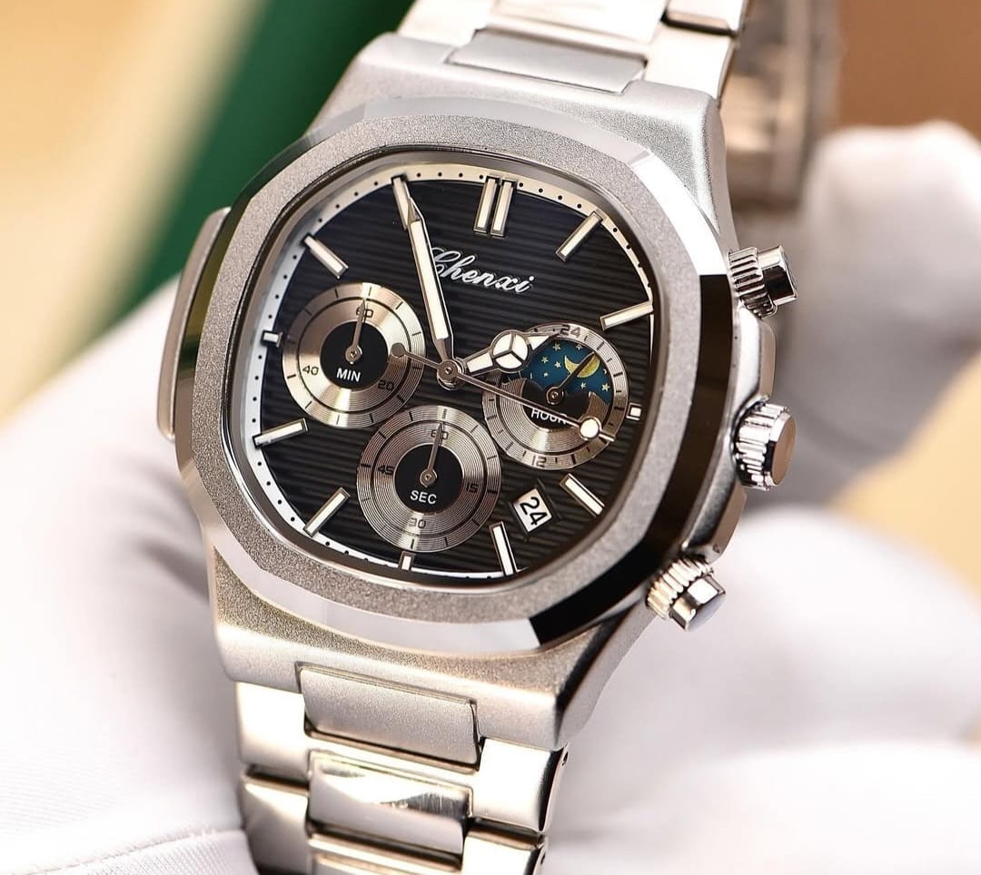 CHENXI 922 Chronograph Stainless Steel Date Display Men's Watch (WaterProof)
