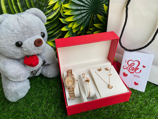 4 in 1 Valentines Ladies Gift Set with Doll