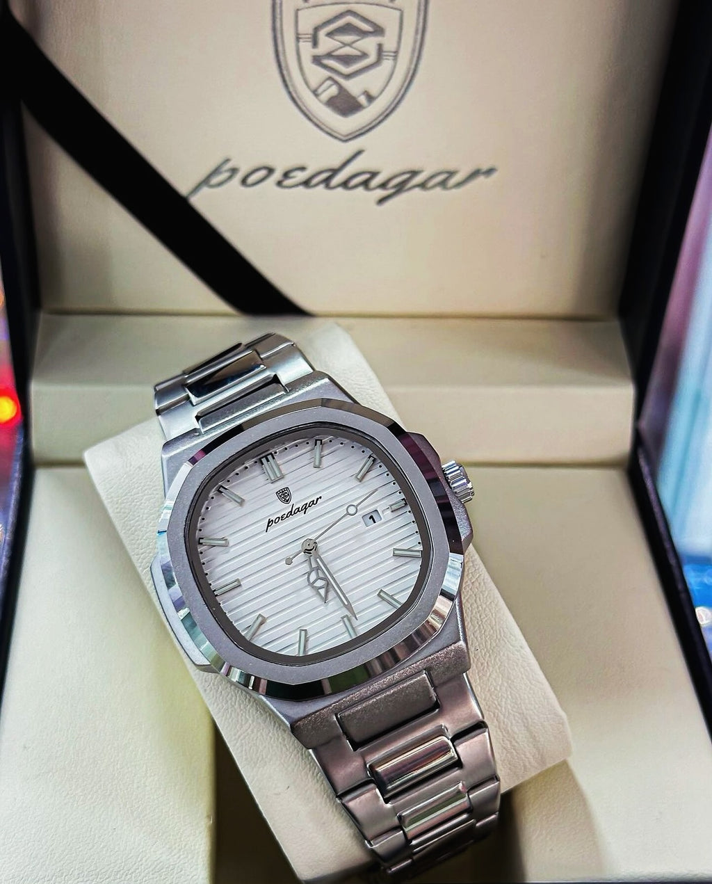 New Poedagar Luxury Business Waterproof Men's Watch