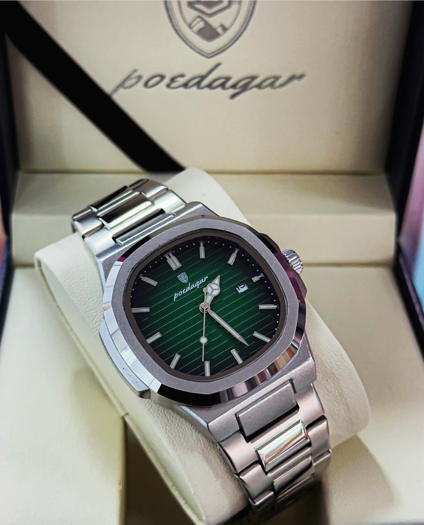 New Poedagar Luxury Business Waterproof Men's Watch