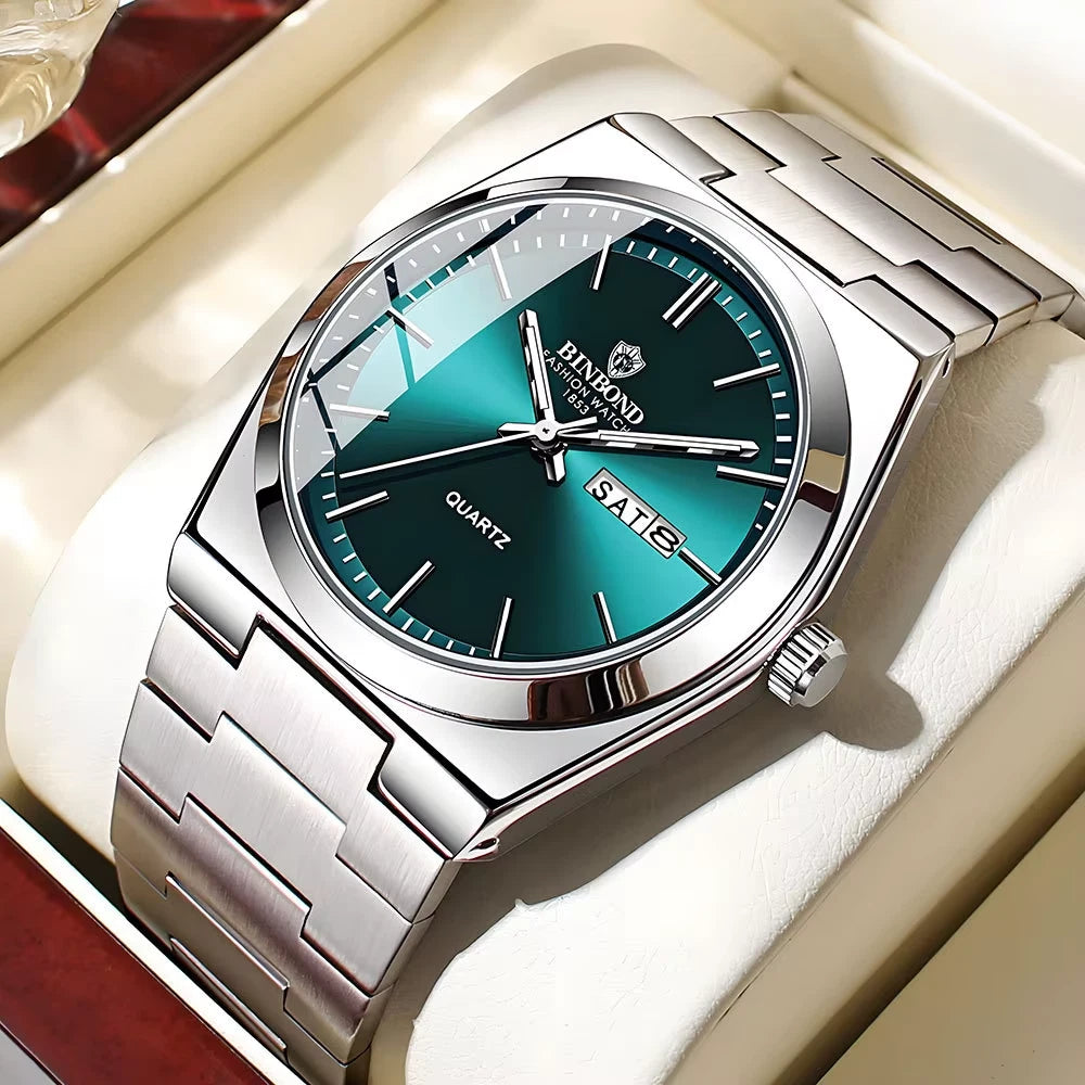BINBOND B102 WaterProof Fashion Quartz Wristwatch for Men